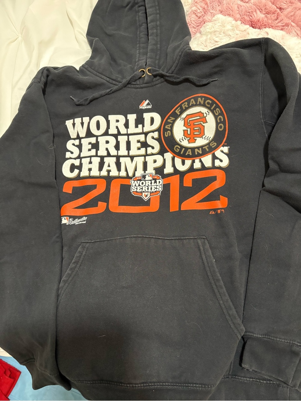 Majestic San Francisco Giants Black & Orange World Series Champion 2012 Hoody